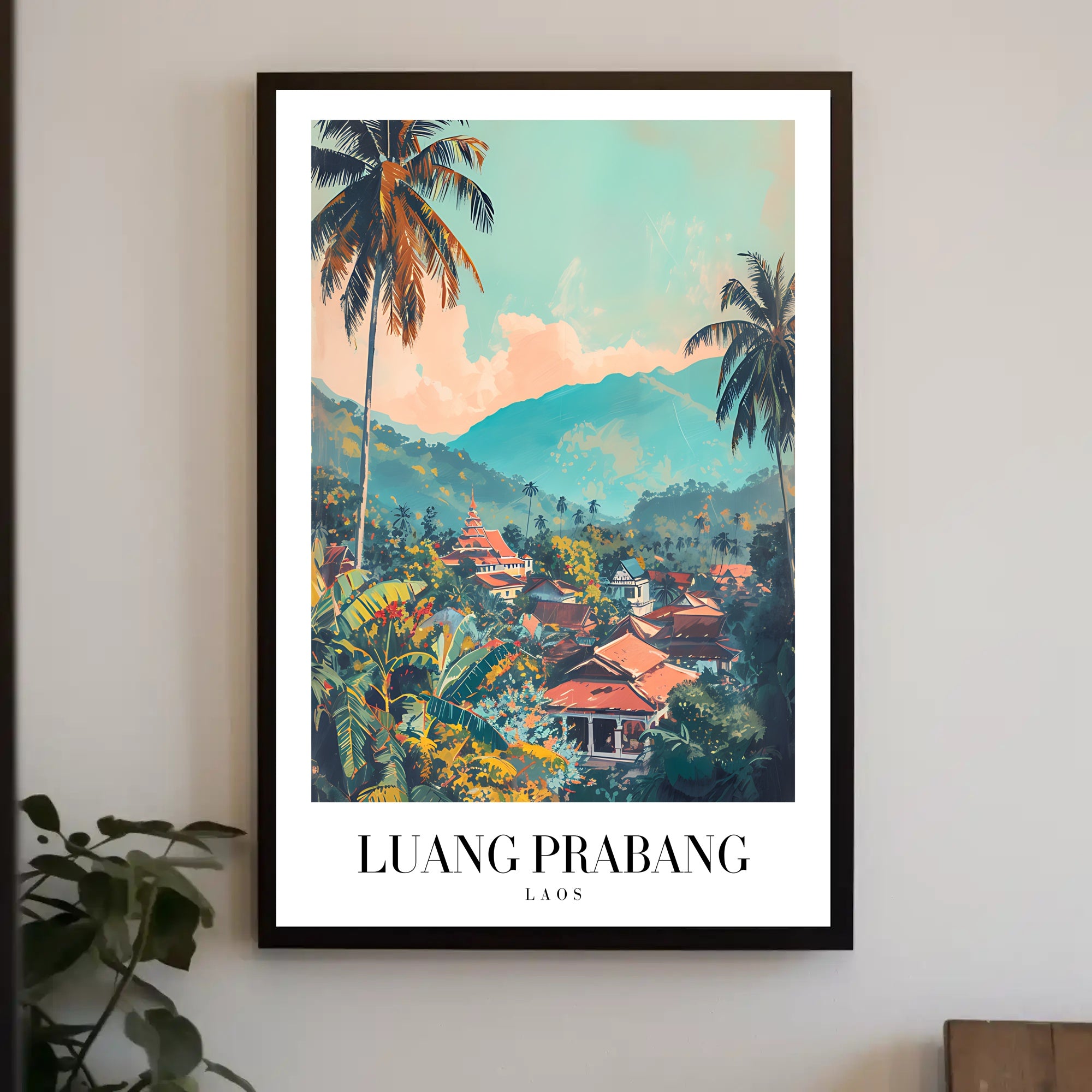 Luang Prabang Tranquility Travel Poster PosterGoat