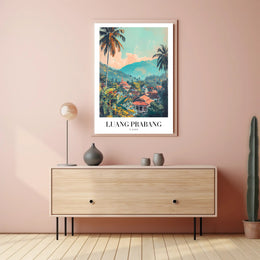 Luang Prabang Tranquility Travel Poster PosterGoat