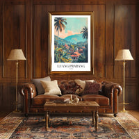 Luang Prabang Tranquility Travel Poster PosterGoat