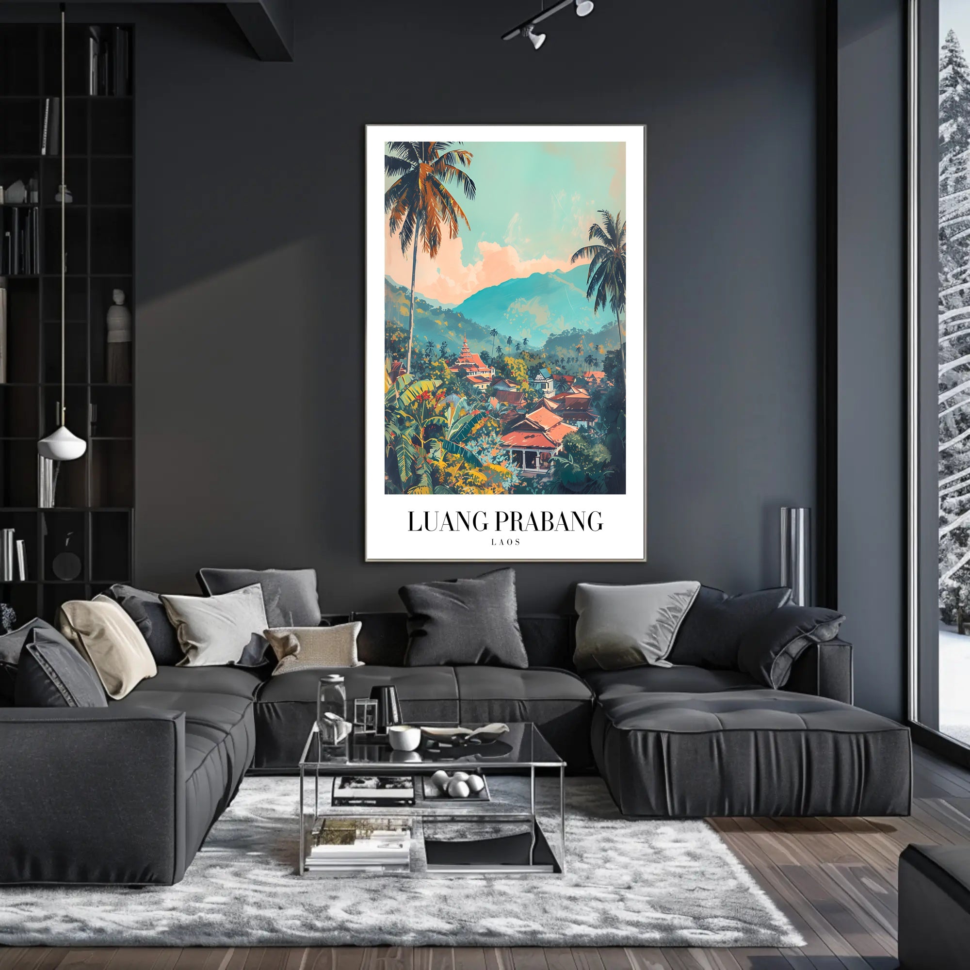Luang Prabang Tranquility Travel Poster PosterGoat