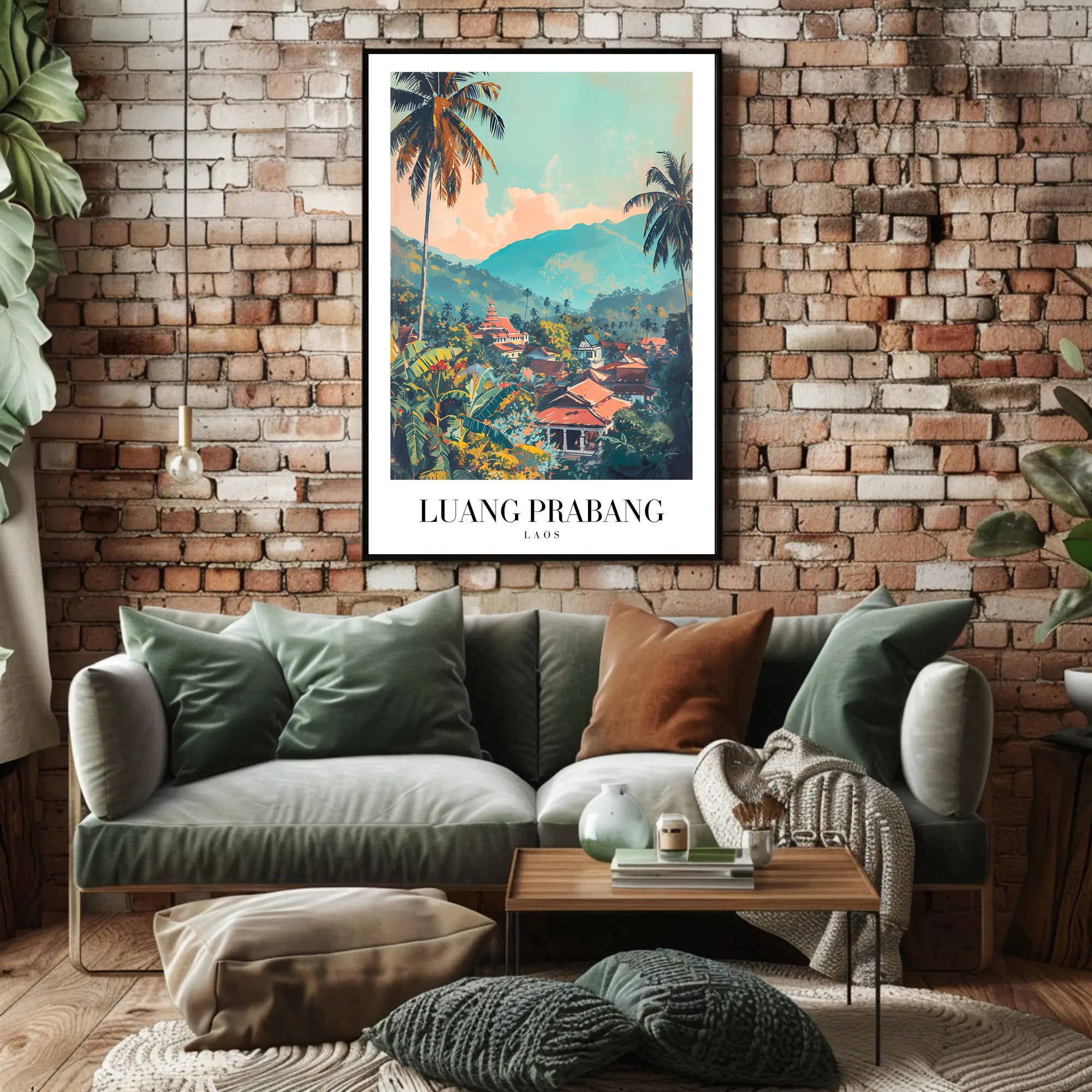 Luang Prabang Tranquility Travel Poster PosterGoat