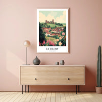 Ludlow Landscape Vintage Travel Poster PosterGoat