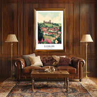 Ludlow Landscape Vintage Travel Poster PosterGoat