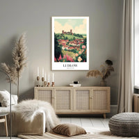 Ludlow Landscape Vintage Travel Poster PosterGoat