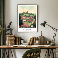 Ludlow Landscape Vintage Travel Poster PosterGoat