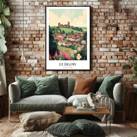 Ludlow Landscape Vintage Travel Poster PosterGoat
