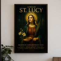 Luminary St. Lucy Poster PosterGoat