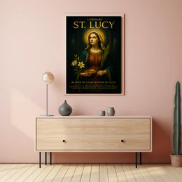Luminary St. Lucy Poster PosterGoat