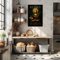 Luminary St. Lucy Poster PosterGoat