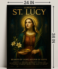 Luminary St. Lucy Poster PosterGoat