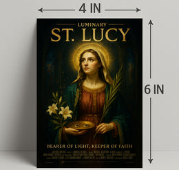 Luminary St. Lucy Poster PosterGoat