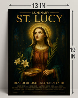 Luminary St. Lucy Poster PosterGoat
