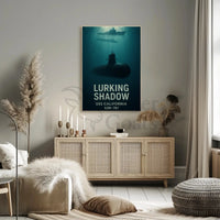 Lurking Shadow Submarine Stealth Military Recruitment Poster PosterGoat
