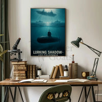 Lurking Shadow USS California Military Recruitment Poster PosterGoat