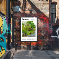 Lush Tarrytown Garden Scene Travel Poster PosterGoat