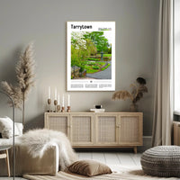 Lush Tarrytown Garden Scene Travel Poster PosterGoat