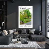 Lush Tarrytown Garden Scene Travel Poster PosterGoat