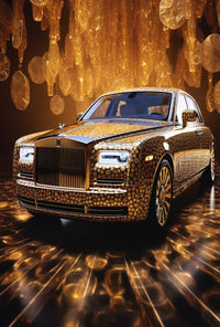 Luxury Car Elegance Artistic Pop Culture Poster PosterGoat