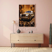 Luxury Car Elegance Artistic Pop Culture Poster PosterGoat