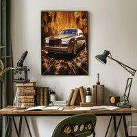 Luxury Car Elegance Artistic Pop Culture Poster PosterGoat