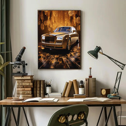 Luxury Car Elegance Artistic Pop Culture Poster PosterGoat