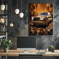 Luxury Car Elegance Artistic Pop Culture Poster PosterGoat