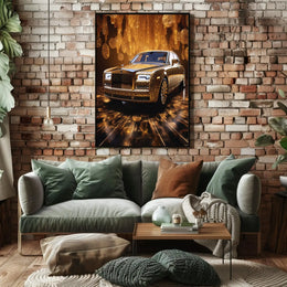 Luxury Car Elegance Artistic Pop Culture Poster PosterGoat
