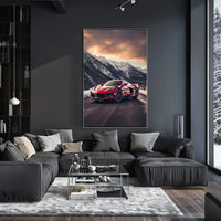 Luxury Driving Adventure in Nature's Splendor Sports Poster PosterGoat