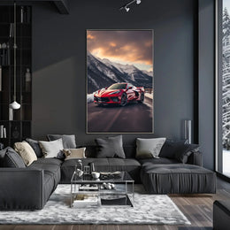 Luxury Driving Adventure in Nature's Splendor Sports Poster PosterGoat
