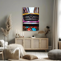 Luxury Mercedes-Benz Urban Vivid Art - Abstract, Artistic, or Pop Culture Poster PosterGoat
