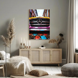 Luxury Mercedes-Benz Urban Vivid Art - Abstract, Artistic, or Pop Culture Poster PosterGoat