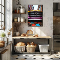 Luxury Mercedes-Benz Urban Vivid Art - Abstract, Artistic, or Pop Culture Poster PosterGoat