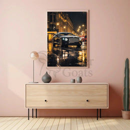 Luxury Night Drive in London City Poster PosterGoat