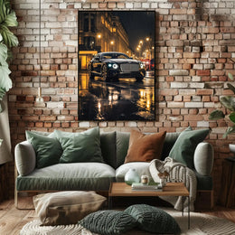 Luxury Night Drive in London City Poster PosterGoat