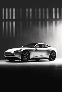 Luxury Sports Car Focused Modern Art Poster PosterGoat