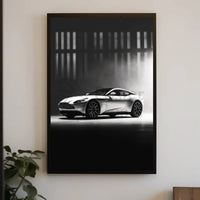 Luxury Sports Car Focused Modern Art Poster PosterGoat