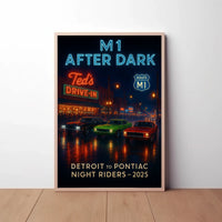 M1 After Dark Classic Car Culture Poster PosterGoat