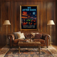 M1 After Dark Classic Car Culture Poster PosterGoat