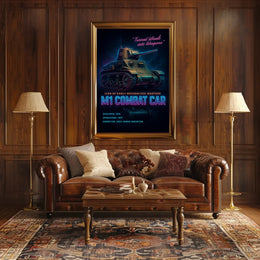 M1 Combat Car Poster Icon of Early Warfare PosterGoat