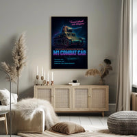 M1 Combat Car Poster Icon of Early Warfare PosterGoat