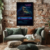 M1 Combat Car Poster Icon of Early Warfare PosterGoat