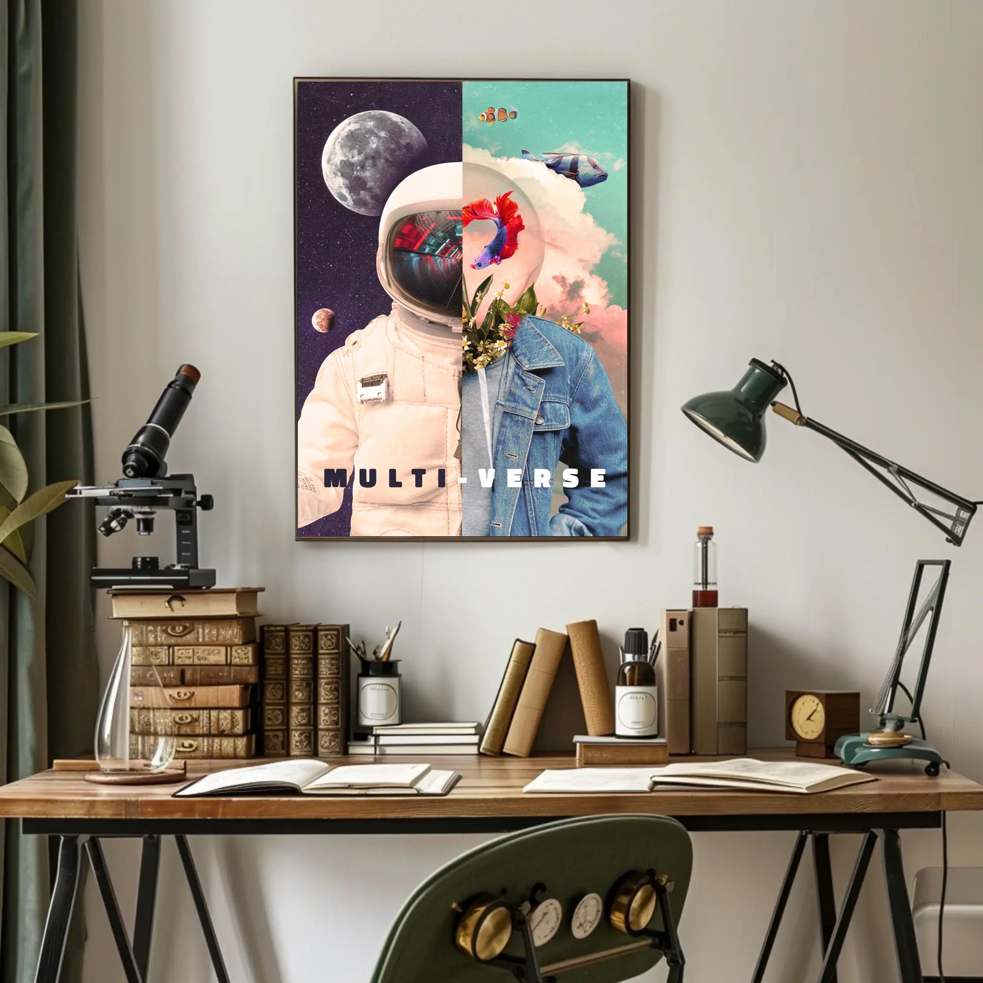 MULTIVERSE Dual Theme Artistic Poster PosterGoat