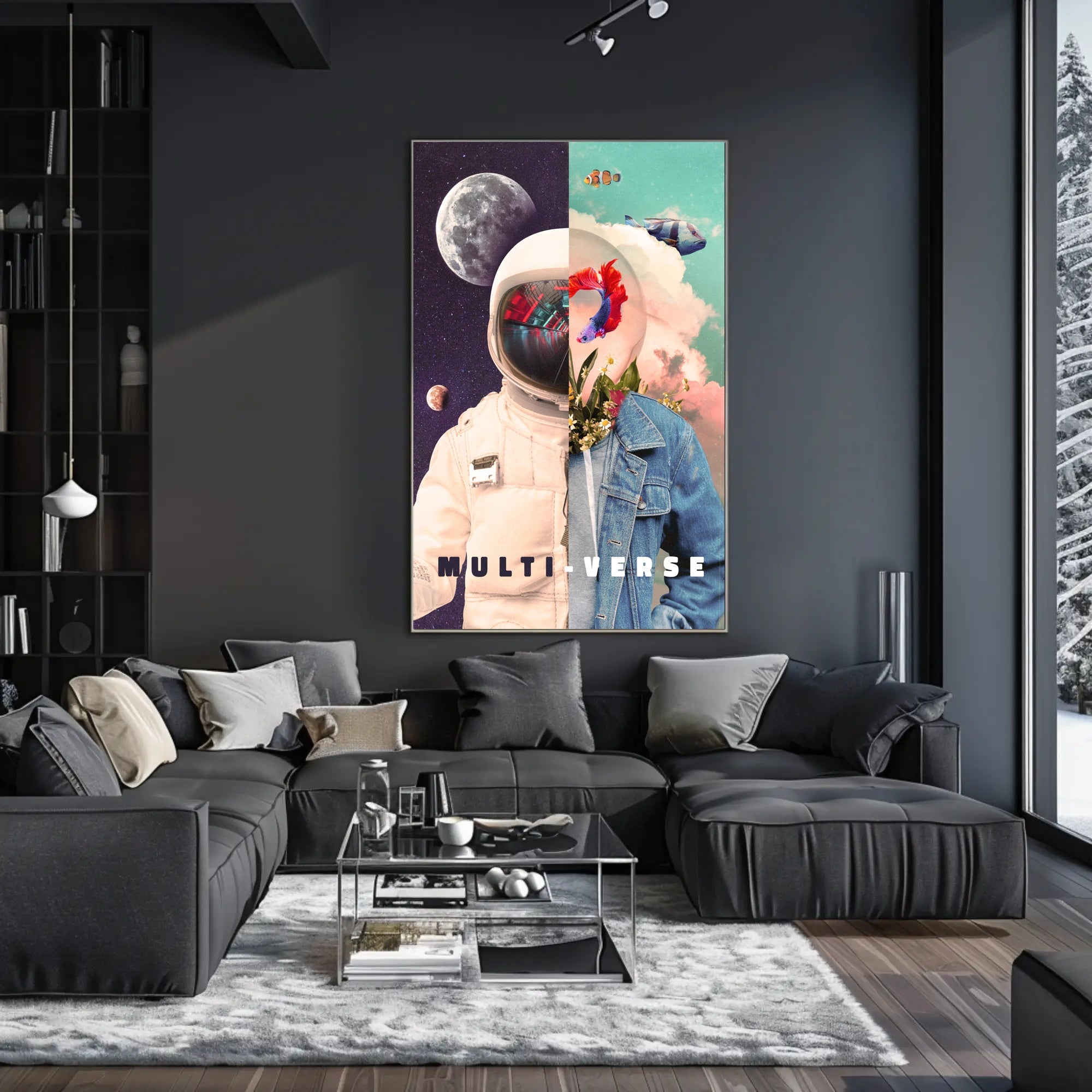 MULTIVERSE Dual Theme Artistic Poster PosterGoat