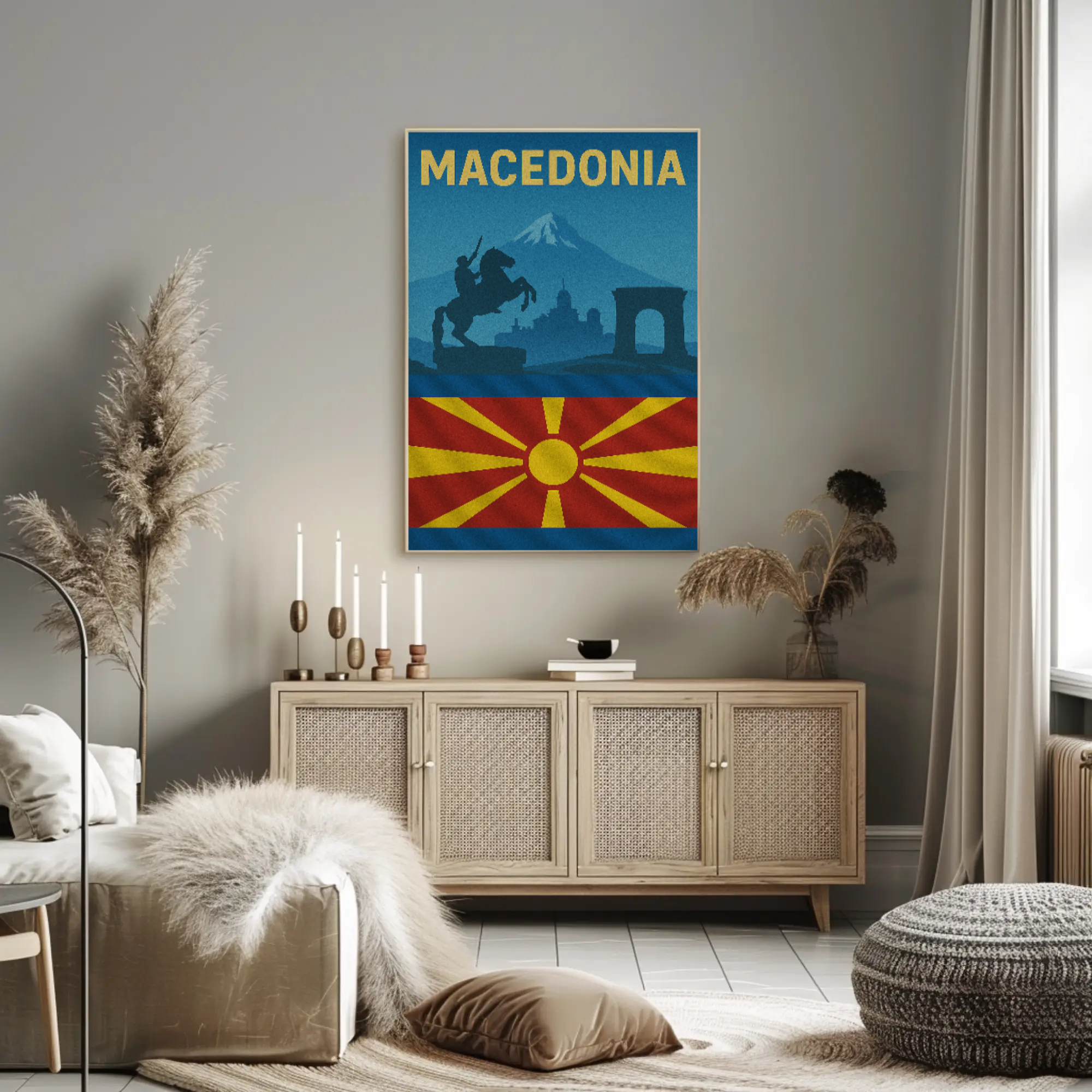 Macedonia's Legacy in Historical Cultural Heritage Poster PosterGoat