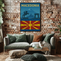 Macedonia's Legacy in Historical Cultural Heritage Poster PosterGoat