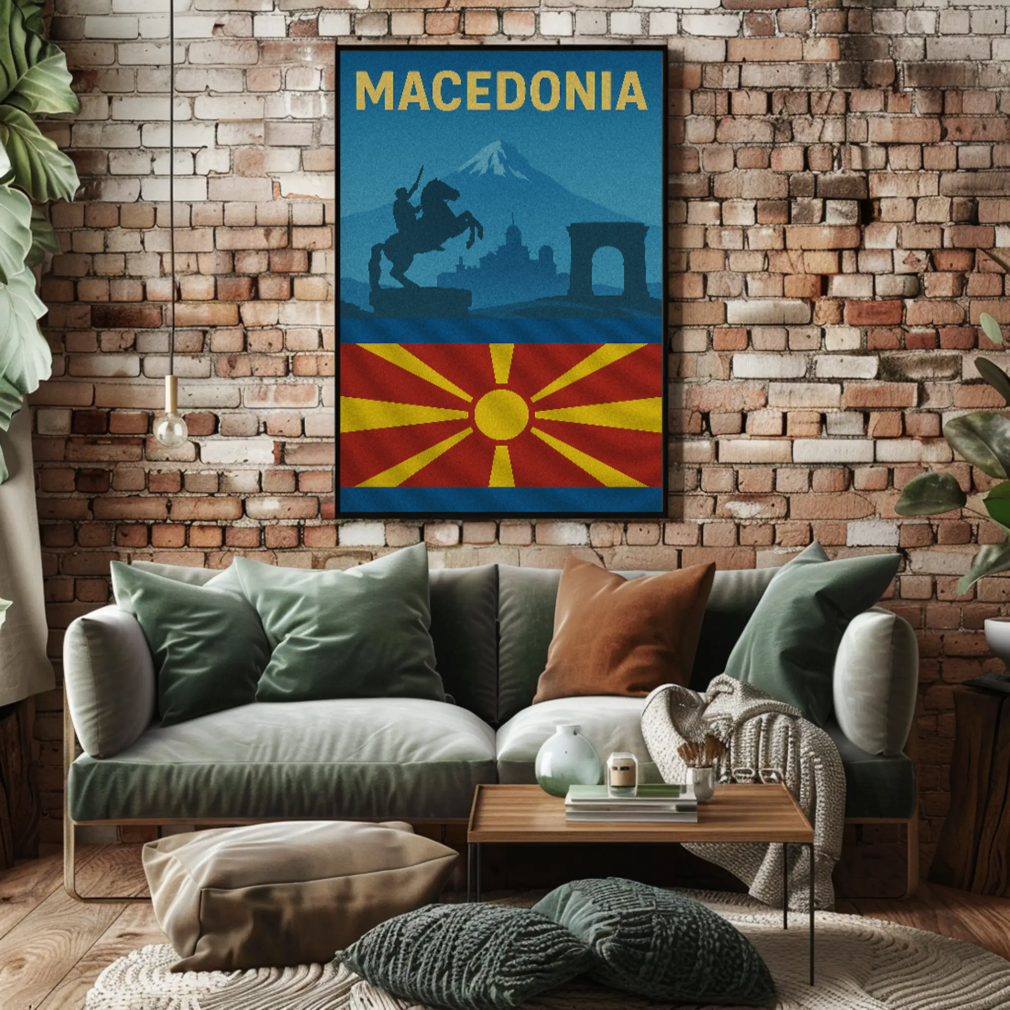 Macedonia's Legacy in Historical Cultural Heritage Poster PosterGoat