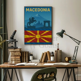 Macedonia's Legacy in Historical Cultural Heritage Poster PosterGoat