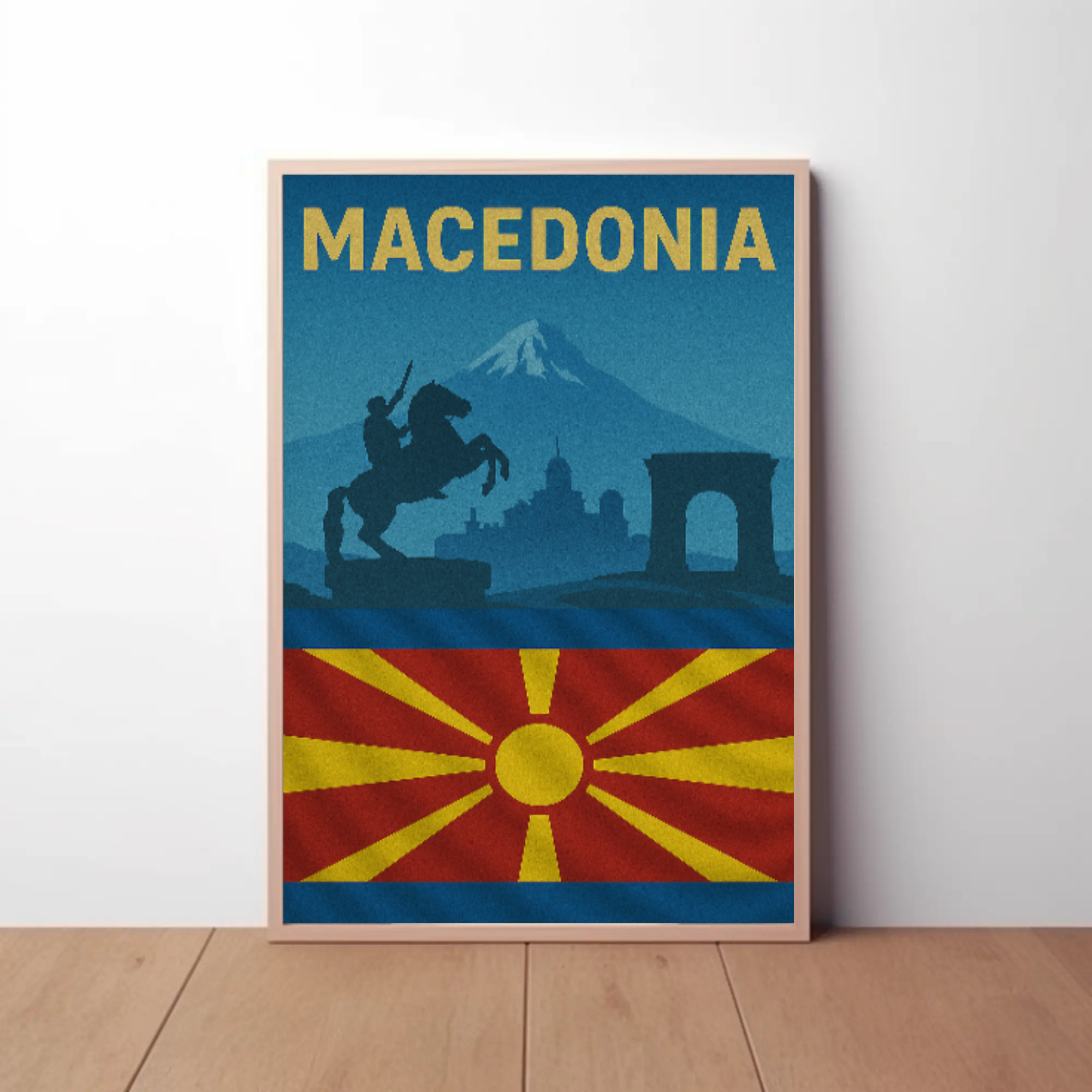 Macedonia's Legacy in Historical Cultural Heritage Poster PosterGoat