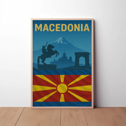 Macedonia's Legacy in Historical Cultural Heritage Poster PosterGoat