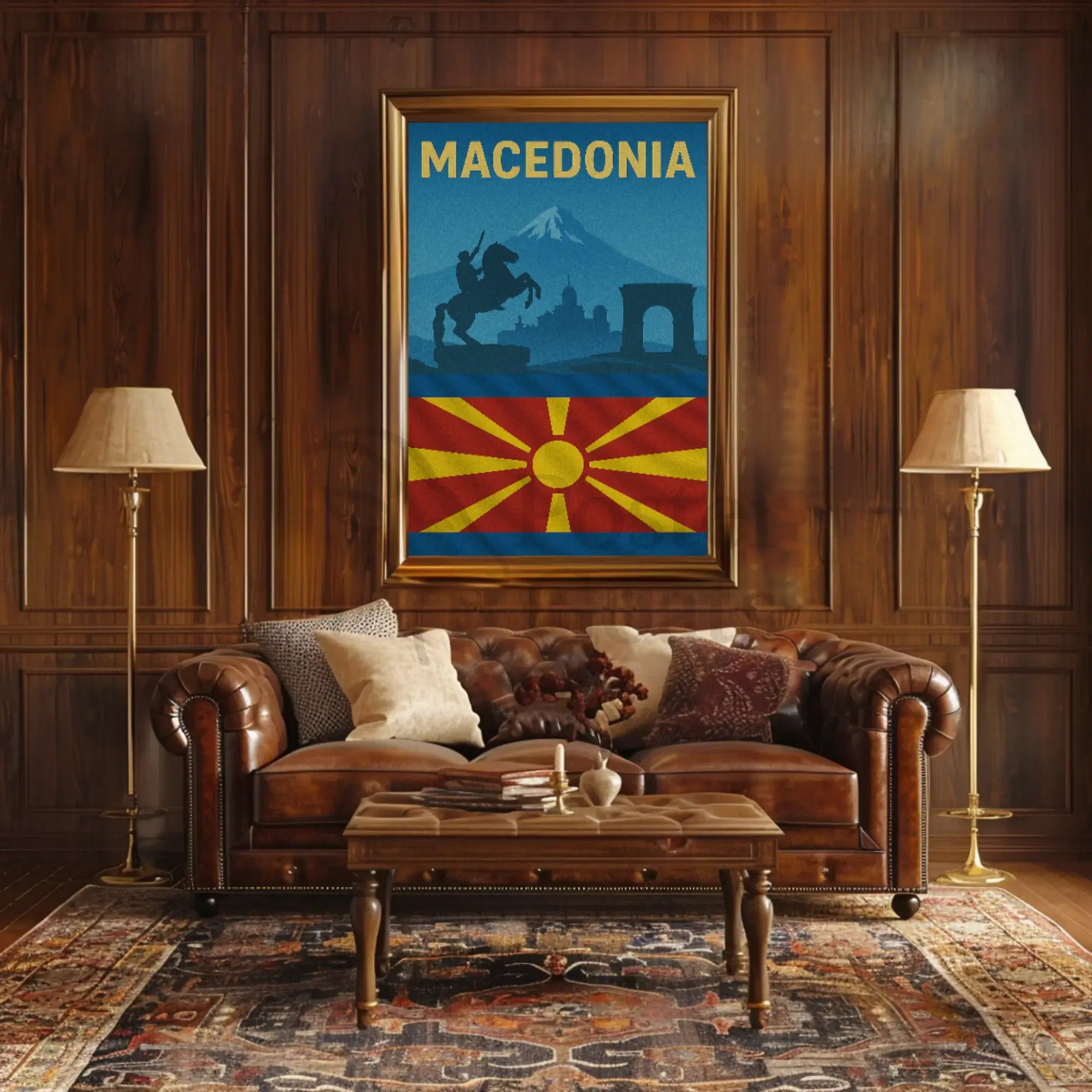 Macedonia's Legacy in Historical Cultural Heritage Poster PosterGoat